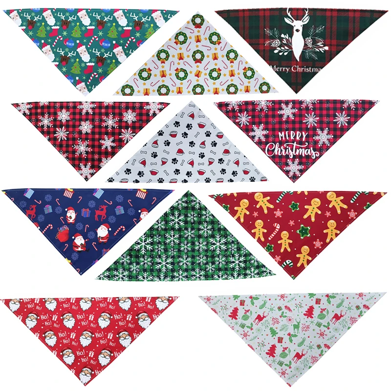 Pet Christmas Costume Dog Neck Scarf Dog Collar Bandana Collar Scarf Pet Dog Cat Accessories Supplies for Small Large Dogs
Pet Christmas Costume Dog Neck Scarf Dog Collar Bandana Collar Scarf Pet Dog Cat Accessories Supplies for Small Large Dogs