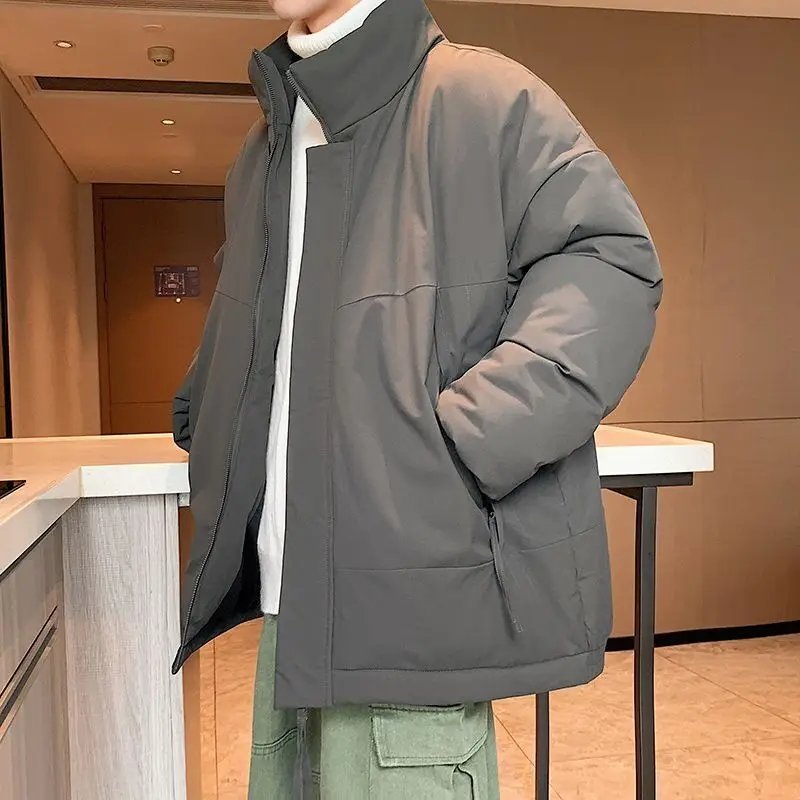 Мужская зимняя утепленная хлопковая куртка свободного кроя с воротником-стойкой, теплая, удобная, стандартной длины, в молодежном стиле
Мужская зимняя утепленная хлопковая куртка свободного кроя с воротником-стойкой, теплая, удобная, стандартной длины, в молодежном стиле