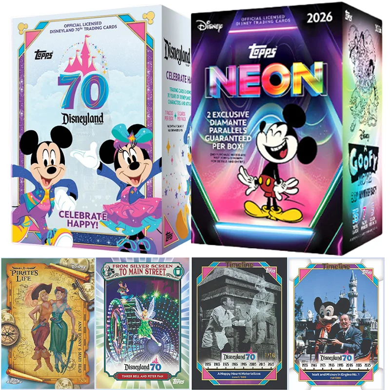 Genuine 2025 Topps Disneyland 70th Anniversary Value Box Collectible Trading Cards Disney Park Exclusive Limited Edition Cards
Genuine 2025 Topps Disneyland 70th Anniversary Value Box Collectible Trading Cards Disney Park Exclusive Limited Edition Cards