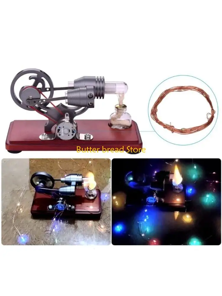 W89C Модель двигателя Стирлинга Модель двигателя с горячим воздухом Физическая модель Развивающая игрушка
W89C Модель двигателя Стирлинга Модель двигателя с горячим воздухом Физическая модель Развивающая игрушка