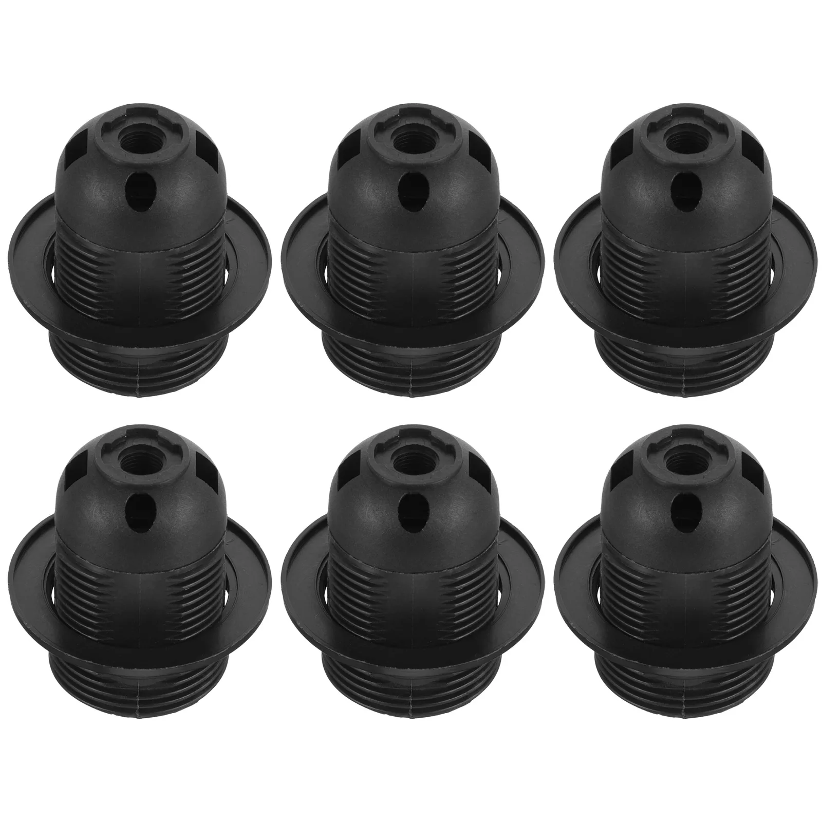 6Pcs E27 Light Socket Holder High Hardness Plastic Lamp Bulb Base Reliable for Dining Room Bookstore Restaurant Use
6Pcs E27 Light Socket Holder High Hardness Plastic Lamp Bulb Base Reliable for Dining Room Bookstore Restaurant Use