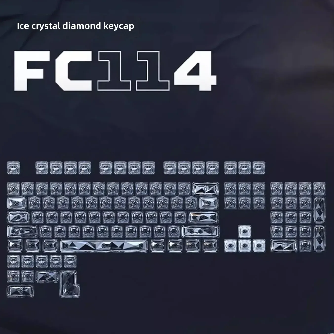 Yixue FC114 transparent keycap without engraved characters mechanical keyboard full size universal customization
Yixue FC114 transparent keycap without engraved characters mechanical keyboard full size universal customization