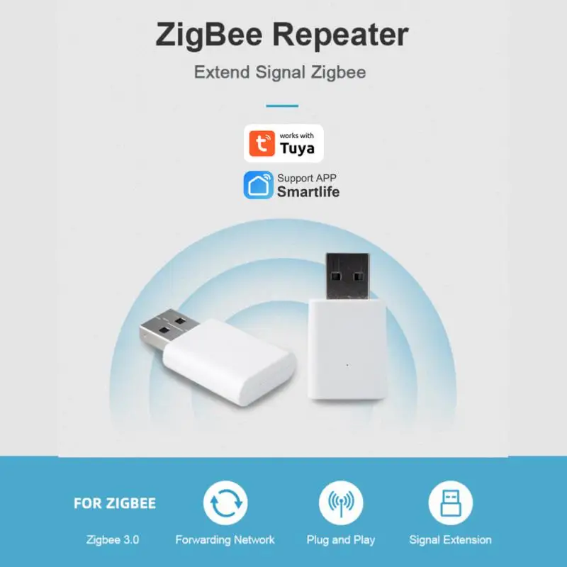 Tuya Zigbee Signal Amplifier Extender Signal Repeater Smart Home Networking Singal Extension 20-30M Compatible
Tuya Zigbee Signal Amplifier Extender Signal Repeater Smart Home Networking Singal Extension 20-30M Compatible