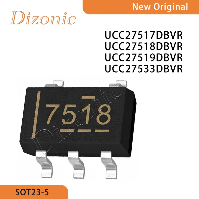 Original UCC27517DBVR UCC27518DBVR UCC27519DBVR UCC27533DBVR Dual Channel MOSFET Gate Driver IC SOT23-5 In Stock Priority Ship
Original UCC27517DBVR UCC27518DBVR UCC27519DBVR UCC27533DBVR Dual Channel MOSFET Gate Driver IC SOT23-5 In Stock Priority Ship