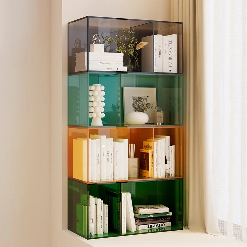 Light luxury bay window bookcase household living room acrylic storage cabinet bedroom shelf
Light luxury bay window bookcase household living room acrylic storage cabinet bedroom shelf