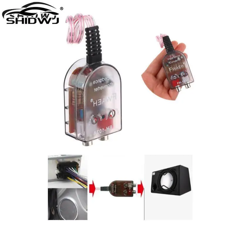 1Pcs High Level Speaker Signal To Low Level RCA Adapter Car Audio High To Low Subwoofer Converter
1Pcs High Level Speaker Signal To Low Level RCA Adapter Car Audio High To Low Subwoofer Converter