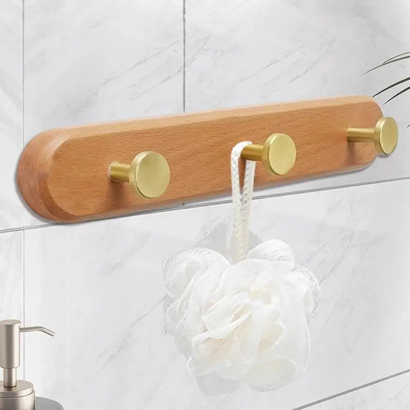 Wall Coat Hanger Wood Hat Rack Coat Hooks Clothing Hooks Wall Mounted Clothes Hooks Key Holder Bag Hook Storage Hooks For Coat 
Wall Coat Hanger Wood Hat Rack Coat Hooks Clothing Hooks Wall Mounted Clothes Hooks Key Holder Bag Hook Storage Hooks For Coat