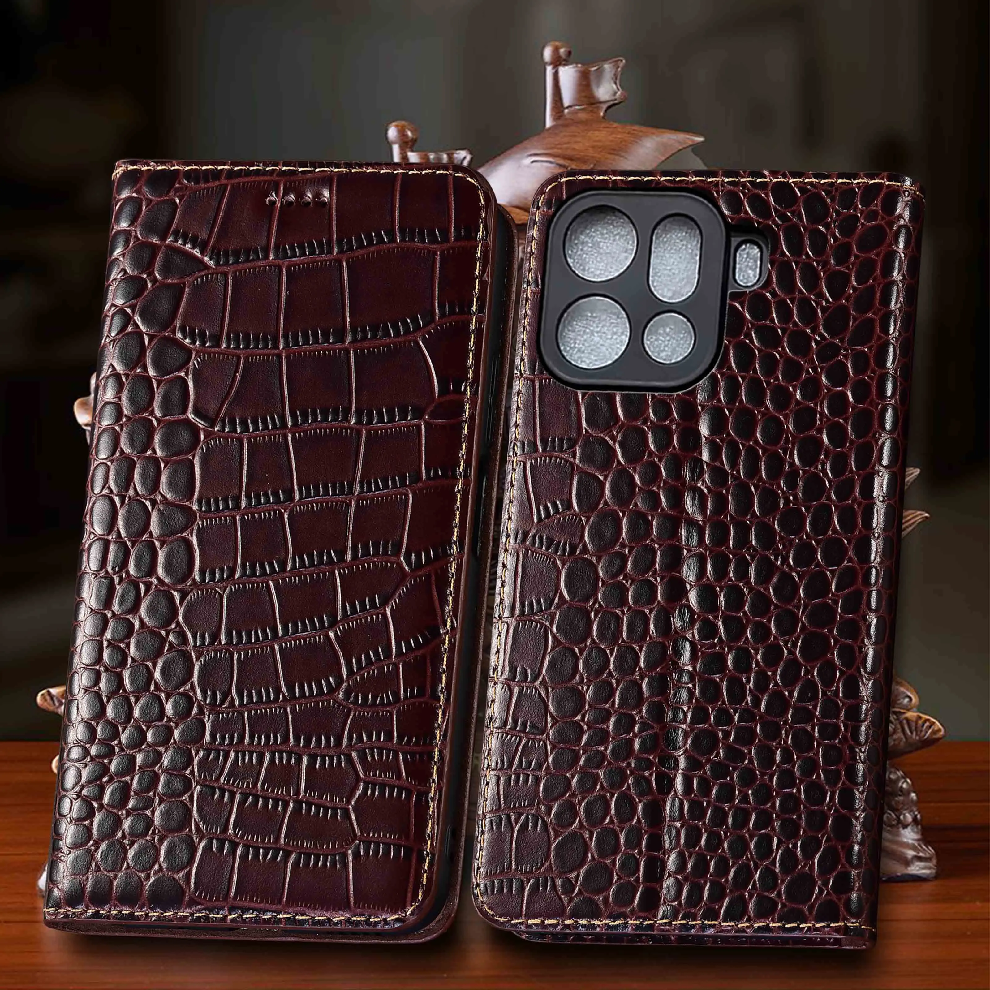 Genuine Leather Phone Case For OPPO Find X5 X6 X7 X8 X8S X9 Pro Plus Ultra Lite Crocodile Pattern Flip Cover Case Cowhide
Genuine Leather Phone Case For OPPO Find X5 X6 X7 X8 X8S X9 Pro Plus Ultra Lite Crocodile Pattern Flip Cover Case Cowhide