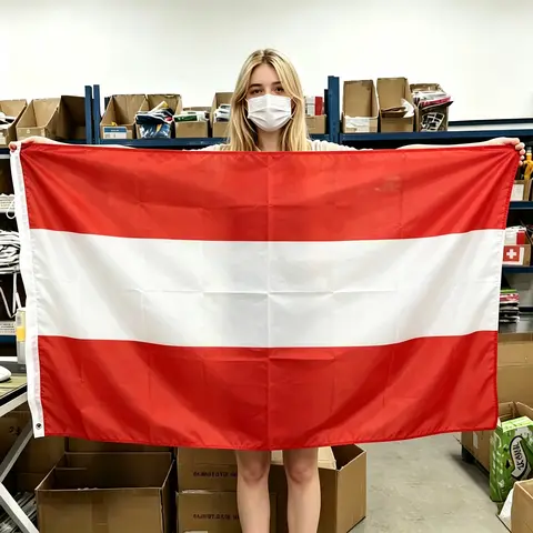 60x90cm 90x150cm 120x180cm Austria Flag Austrian National Tapestry Polyester Banner With Brass Grommets For Wall Decor