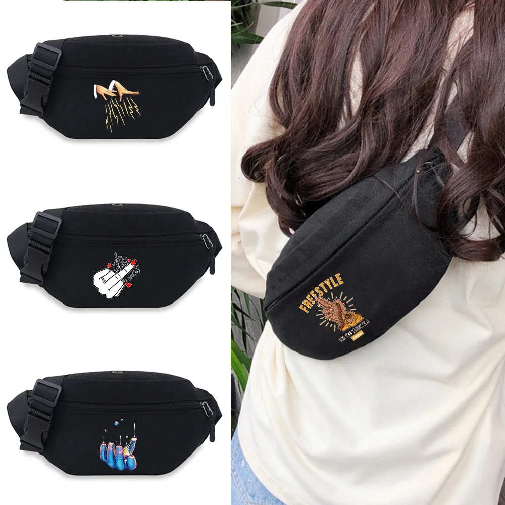 Men Fanny Pack Teenager Outdoor Sports Running Cycling Waist Bag Pack Women Hand Print Shoulder Belt Bag Travel Phone Pouch Bags
Men Fanny Pack Teenager Outdoor Sports Running Cycling Waist Bag Pack Women Hand Print Shoulder Belt Bag Travel Phone Pouch Bags