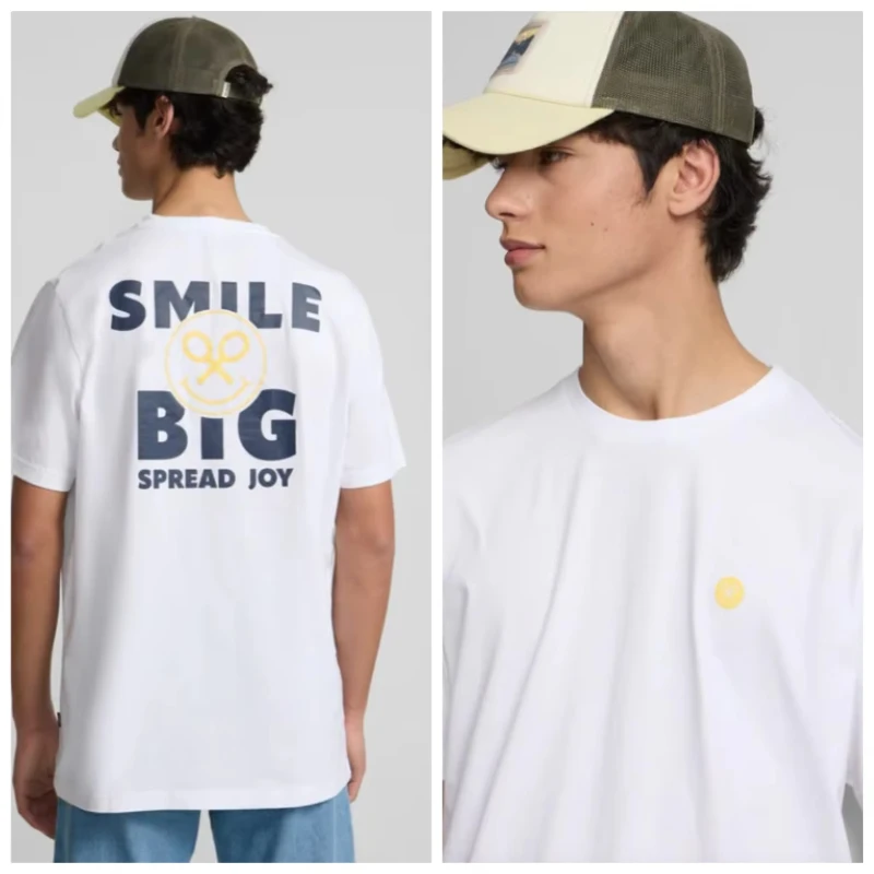 The 2025 summer new letter-printed short-sleeved T-shirts for both men and women are fashionable casual and comfortable
The 2025 summer new letter-printed short-sleeved T-shirts for both men and women are fashionable casual and comfortable