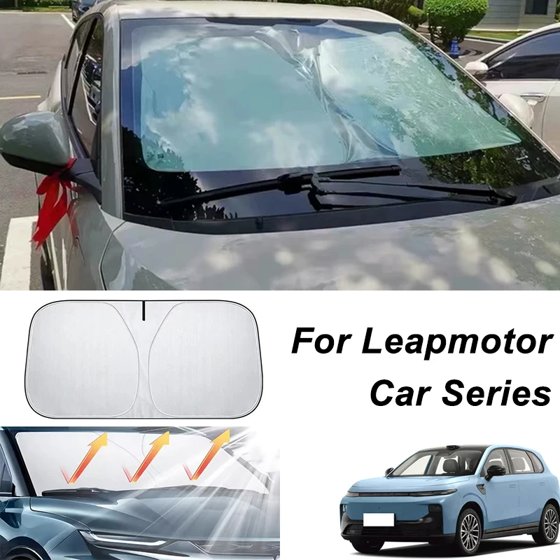 Car Front Windshield Sunshade For Leapmotor T03 S01 C01 C11 C10 C16 B01 B10 A10 D19 D99 Lafa5 UV Protection Sun Shade
Car Front Windshield Sunshade For Leapmotor T03 S01 C01 C11 C10 C16 B01 B10 A10 D19 D99 Lafa5 UV Protection Sun Shade