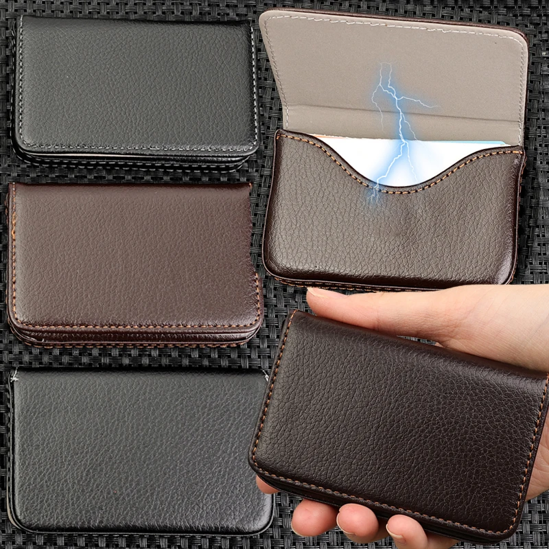 Размер прошитого держателя для кредитных карт из искусственной кожи, чехол для визитных карточек, кошелек с магнитным затвором для мужчин и женщин
Размер прошитого держателя для кредитных карт из искусственной кожи, чехол для визитных карточек, кошелек с магнитным затвором для мужчин и женщин