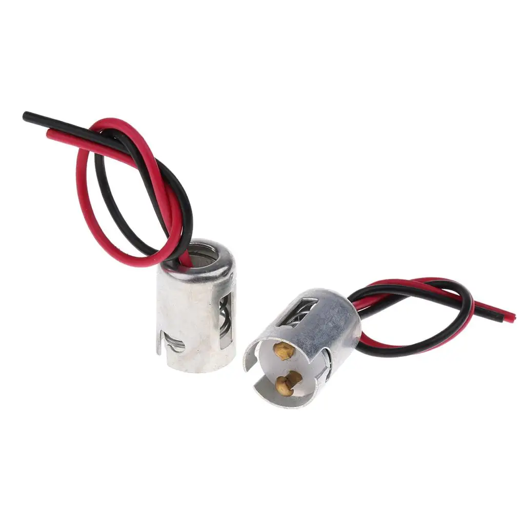 BA15D Light Bulb Socket Connector High Efficiency Dual Wire Lamp Holder for LED Bulb 12V Car Lighting Retrofit
BA15D Light Bulb Socket Connector High Efficiency Dual Wire Lamp Holder for LED Bulb 12V Car Lighting Retrofit
