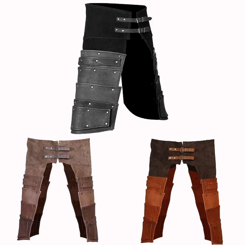 New european and american retro medieval renaissance cosplay leather leg guards
New european and american retro medieval renaissance cosplay leather leg guards
