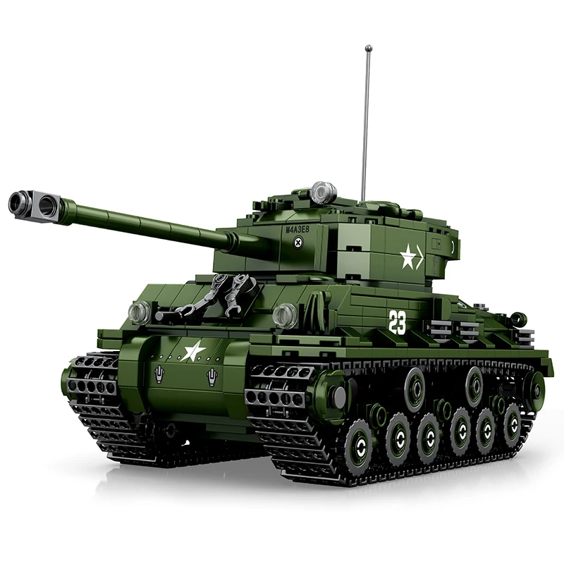 836 шт. 77030 M4A3E8 танк, игрушечная модель, строительный блок, игрушка-головоломка, высокое качество, MOC кирпичи для детей, праздничные подарки, подарки на день рождения
836 шт. 77030 M4A3E8 танк, игрушечная модель, строительный блок, игрушка-головоломка, высокое качество, MOC кирпичи для детей, праздничные подарки, подарки на день рождения