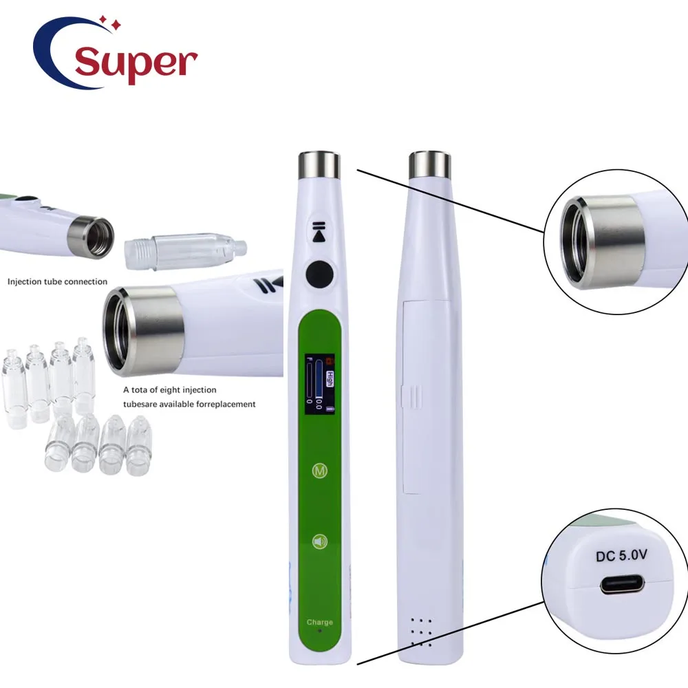Портативный беспроводной инжектор для местной анестезии в стоматологии, безболезненное оборудование для анестезии, перезаряжаемый.
Портативный беспроводной инжектор для местной анестезии в стоматологии, безболезненное оборудование для анестезии, перезаряжаемый.
