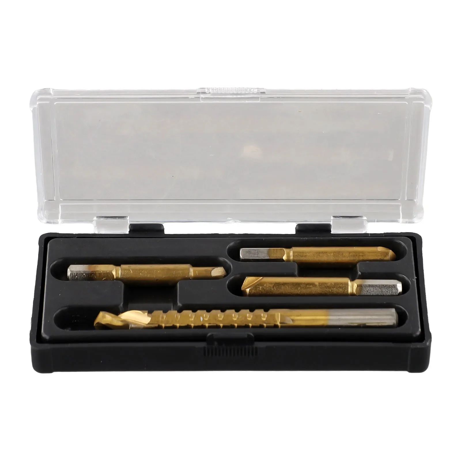 Bolt Extractor For Wood Surfaces Bolt Bolt Remover 4pcs Set Easy To Use Handy Plastic Case High Strength Steel
Bolt Extractor For Wood Surfaces Bolt Bolt Remover 4pcs Set Easy To Use Handy Plastic Case High Strength Steel
