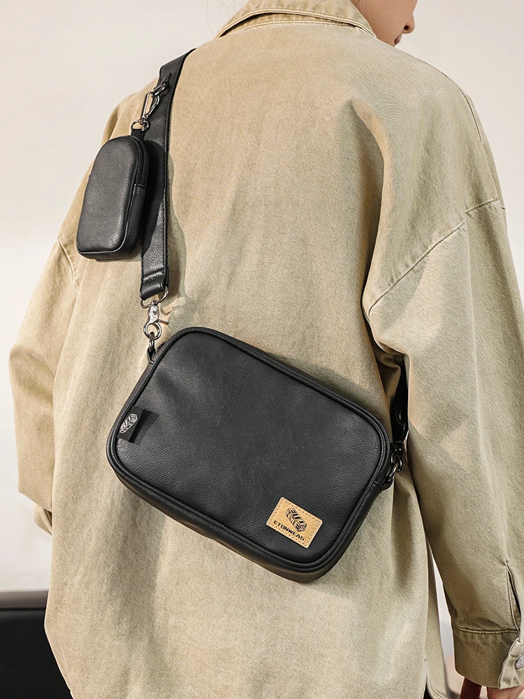 Retro Japanese Style Messenger Bag Small Square Casual Men's Shoulder Bag Two-In-One Crossbody Trendy Bag Street Style Polyes...
Retro Japanese Style Messenger Bag Small Square Casual Men's Shoulder Bag Two-In-One Crossbody Trendy Bag Street Style Polyes...