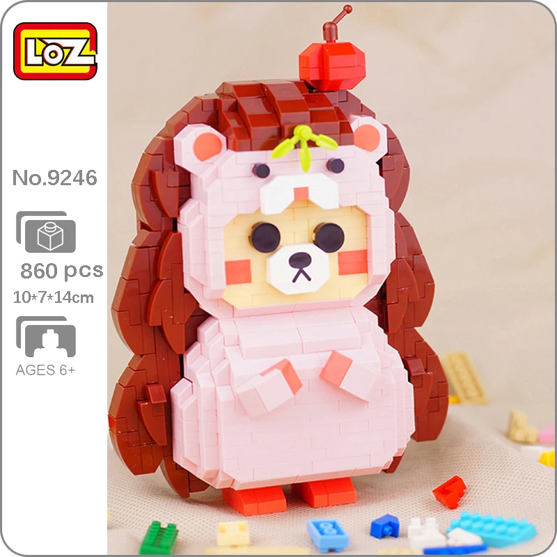 LOZ 9246 Animal World Hedgehog Cosplay Clothing Bear Apple Pet Doll Mini Diamond Blocks Bricks Building Toy For Children No Box
LOZ 9246 Animal World Hedgehog Cosplay Clothing Bear Apple Pet Doll Mini Diamond Blocks Bricks Building Toy For Children No Box