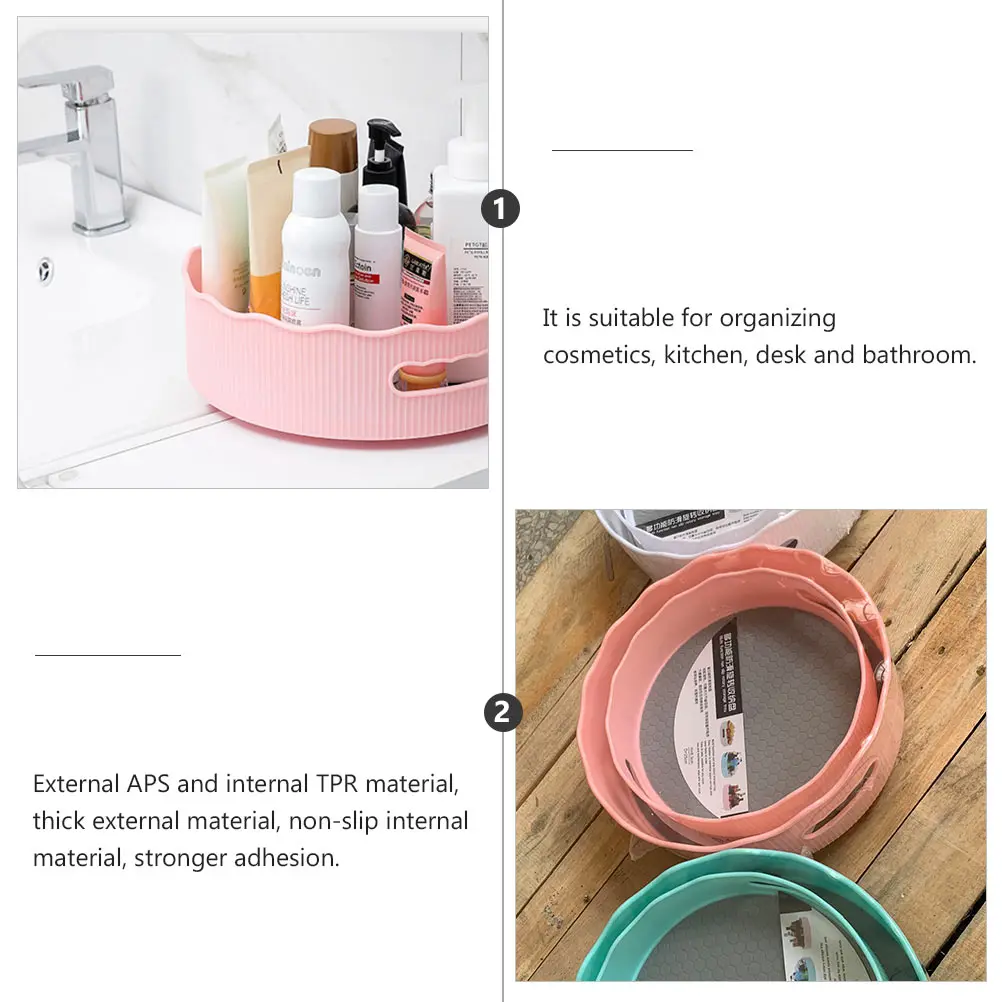 1pc Kitchen Storage Rack Anti-Slip Thickened Organizer Bathroom Fruit Holder 360 Degree Rotating Multi-Function Case
1pc Kitchen Storage Rack Anti-Slip Thickened Organizer Bathroom Fruit Holder 360 Degree Rotating Multi-Function Case