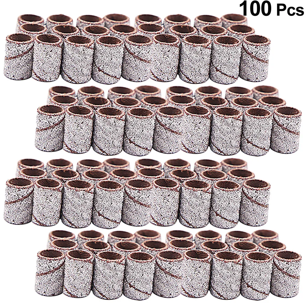 100Pcs Sanding Bands for Nail Drills Manicure Pedicure Grinding Polisher Natural Artificial Nails DIY Professional Home Use
100Pcs Sanding Bands for Nail Drills Manicure Pedicure Grinding Polisher Natural Artificial Nails DIY Professional Home Use