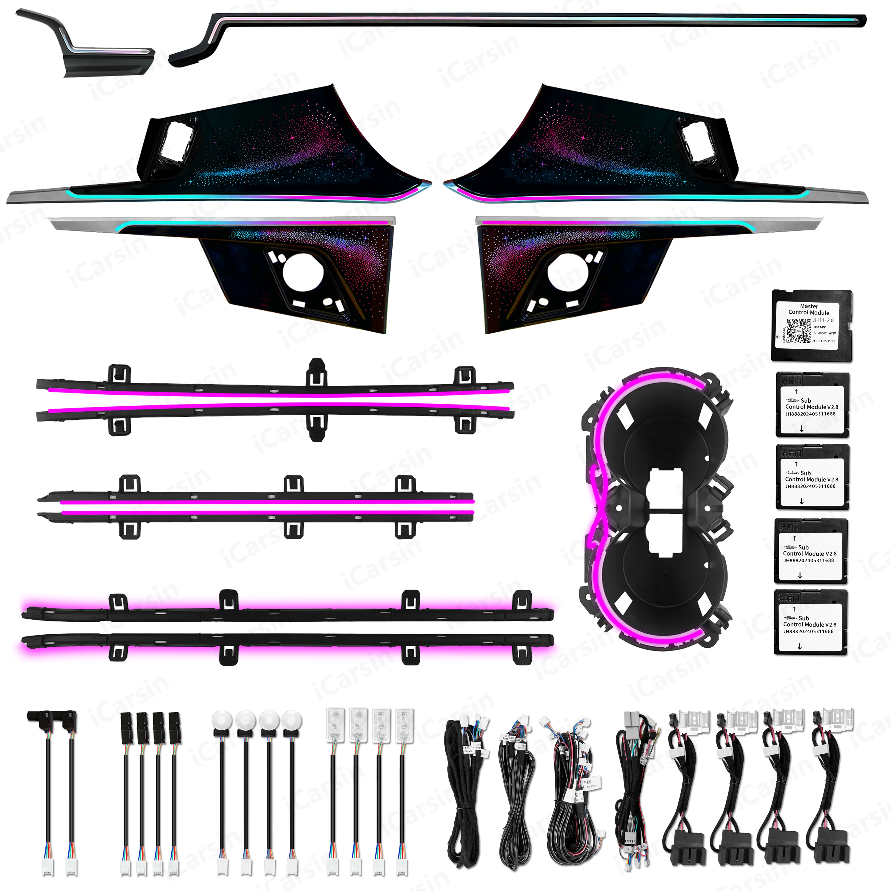 Dynamic 64 Color Ambient Light for Audi A4 A5 B9 2017-2024 Interior Light Emitting Diode Lighting Upgrade Kit MMi Control
Dynamic 64 Color Ambient Light for Audi A4 A5 B9 2017-2024 Interior Light Emitting Diode Lighting Upgrade Kit MMi Control