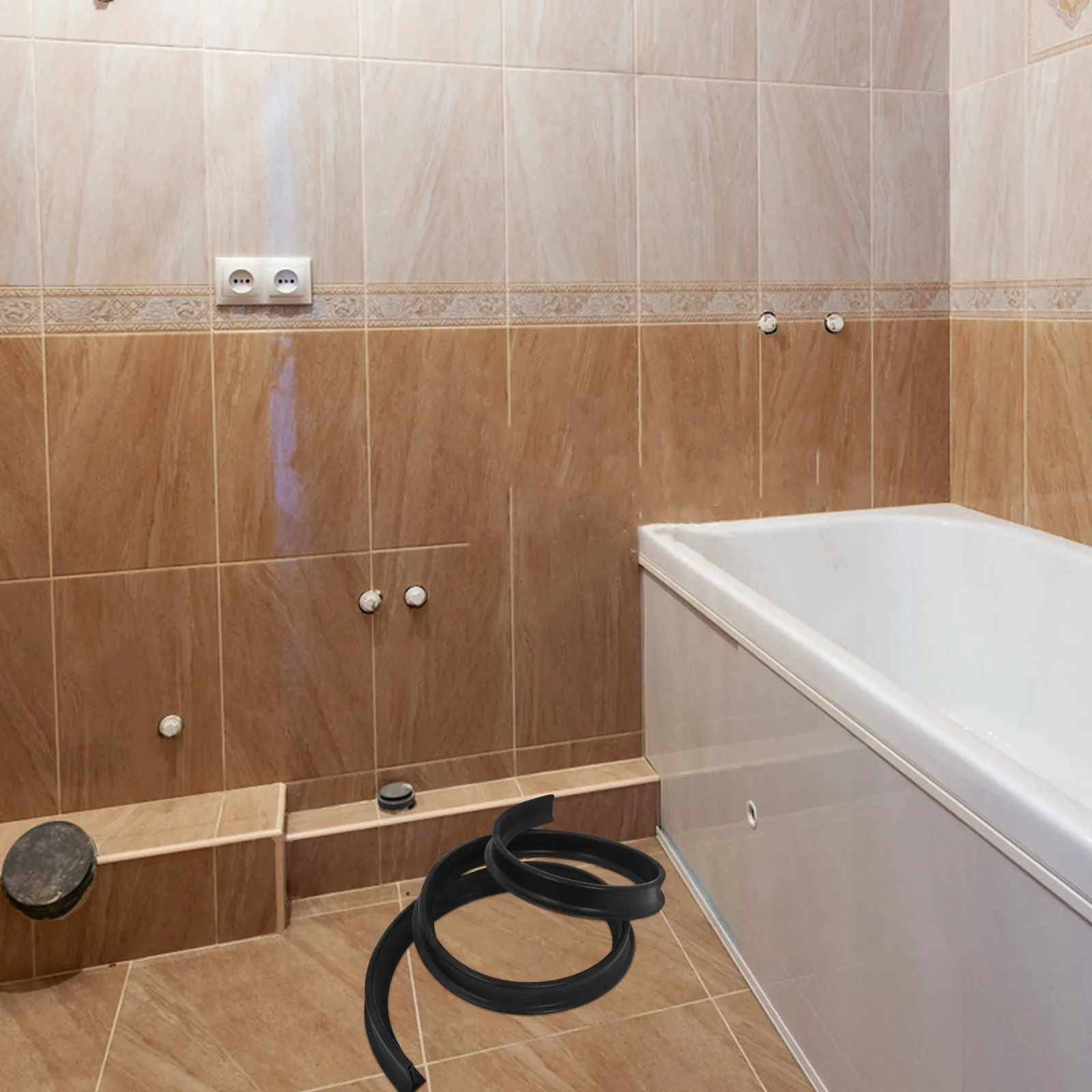Shower Threshold Water Dam 2m Seal Strip Bathtub Sink Floor Protection Easy Install Waterproofing Shower Water Barrier
Shower Threshold Water Dam 2m Seal Strip Bathtub Sink Floor Protection Easy Install Waterproofing Shower Water Barrier