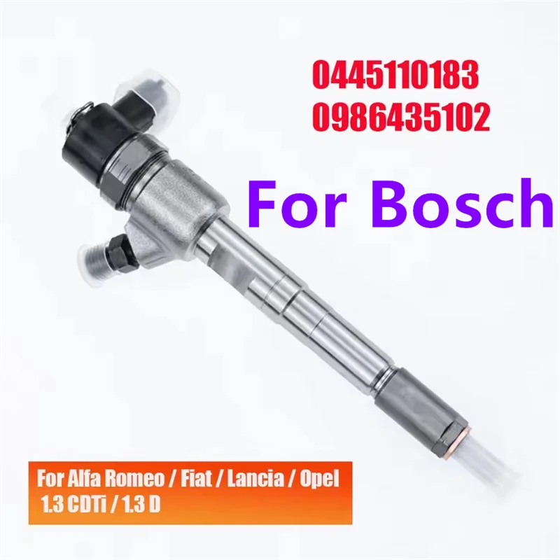 0445110183 New Diesel Fuel Injector For Bosch Fiat 500 Doblo Panda 1.3D Opel Astra H 1.3 CDTI 0986435102
0445110183 New Diesel Fuel Injector For Bosch Fiat 500 Doblo Panda 1.3D Opel Astra H 1.3 CDTI 0986435102