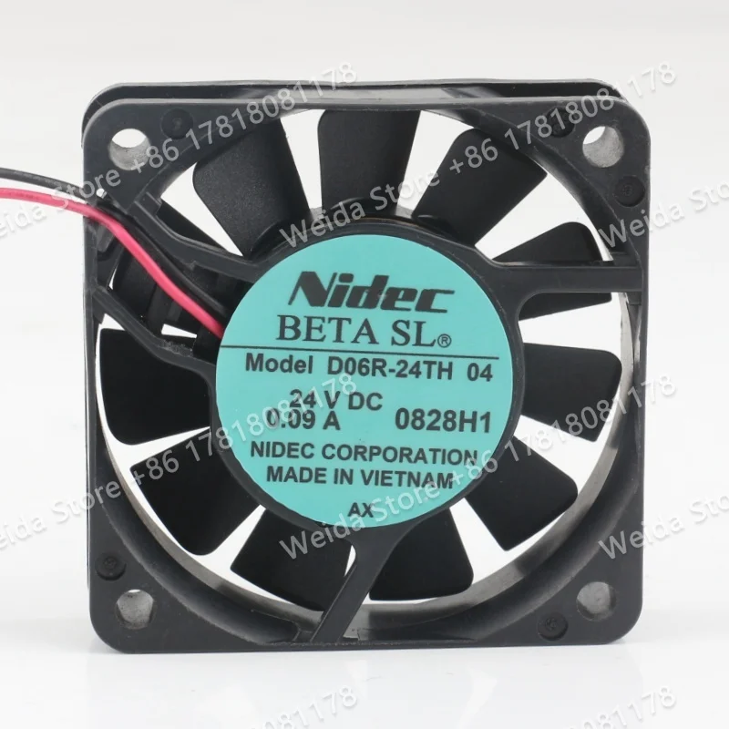New Nidec DC 24V 0.09A AC EC 60X60X15MM Printer Copier Frequency Converter 6015 6CM 2 wire D06R-24TH 04 Cooling fan
New Nidec DC 24V 0.09A AC EC 60X60X15MM Printer Copier Frequency Converter 6015 6CM 2 wire D06R-24TH 04 Cooling fan