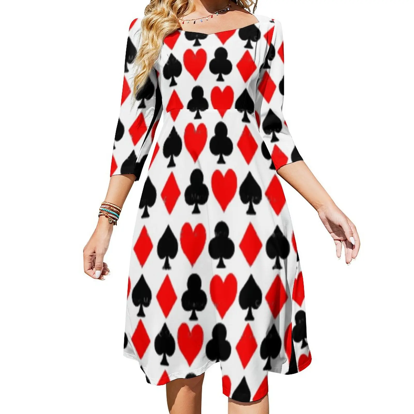 CASINO SUITES PATTERN ART Flare Dress long sleeve dresses Women's dress women's summer clothing 2024
CASINO SUITES PATTERN ART Flare Dress long sleeve dresses Women's dress women's summer clothing 2024