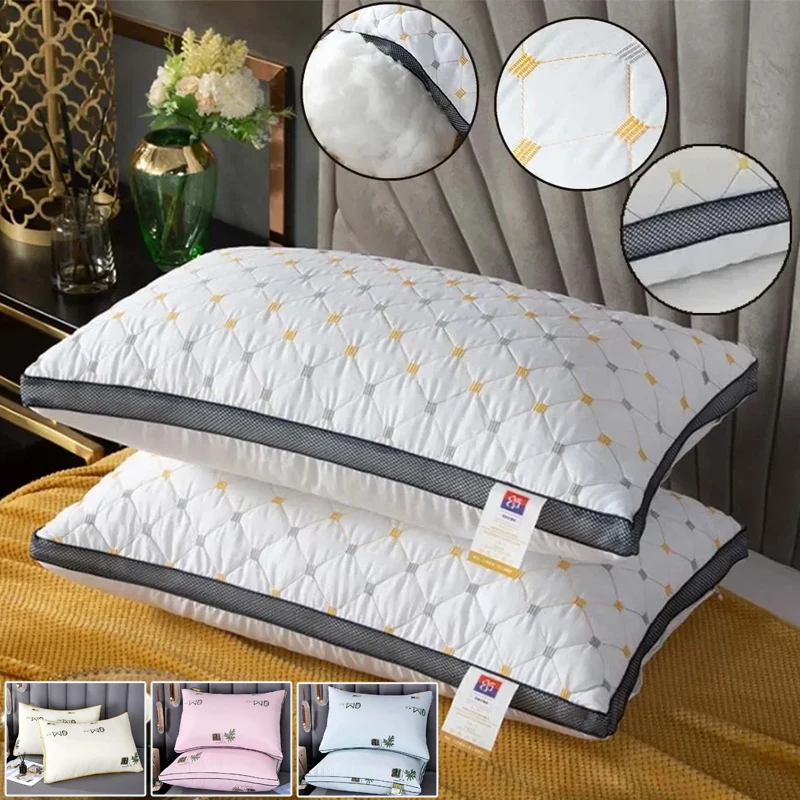 Super Soft Pillow High Rebound Soft Comfortable Bedroom Sleep Pillow Help Sleep Care Cervical Spine Five-star Hotel Pillow Core
Super Soft Pillow High Rebound Soft Comfortable Bedroom Sleep Pillow Help Sleep Care Cervical Spine Five-star Hotel Pillow Core