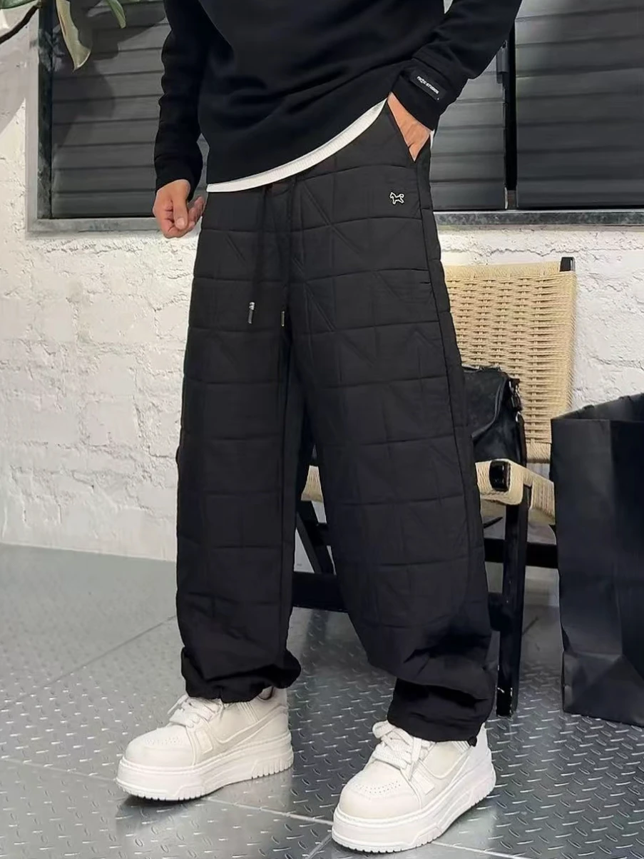 Warm Cotton Pants Men's Winter Faion Straight Leg Thermal Trousers Thiened Flannel Dstring Elastic Waist Casual Jeans
Warm Cotton Pants Men's Winter Faion Straight Leg Thermal Trousers Thiened Flannel Dstring Elastic Waist Casual Jeans