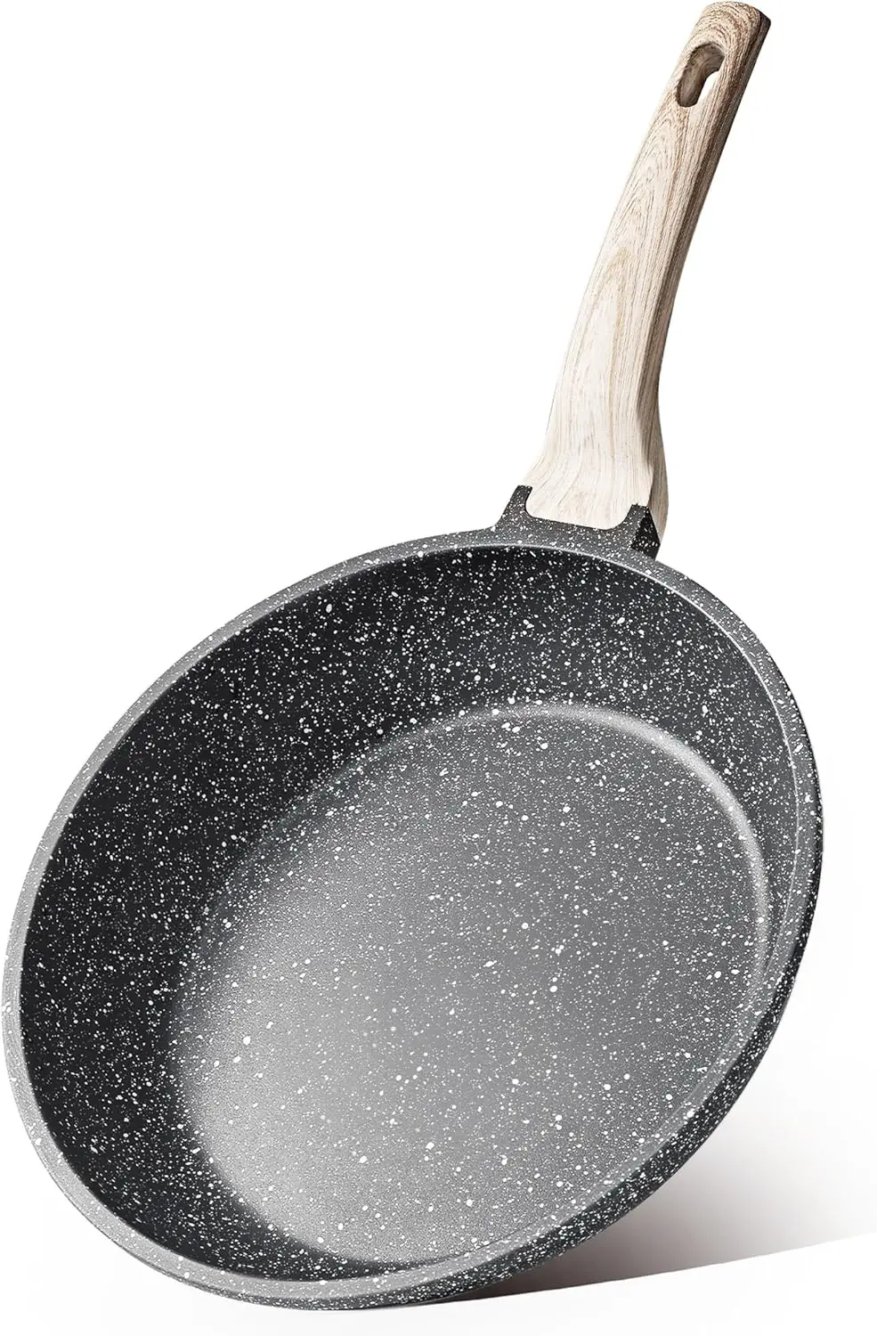 Nonstick Frying Pan Skillet,Non Stick Granite Fry Pan Egg Pan Omelet Pans, Stone Cookware Chef's Pan, PFOA Free,Induction Compatible(Classic Granite, 8-Inch)
Nonstick Frying Pan Skillet,Non Stick Granite Fry Pan Egg Pan Omelet Pans, Stone Cookware Chef's Pan, PFOA Free,Induction Compatible(Classic Granite, 8-Inch)