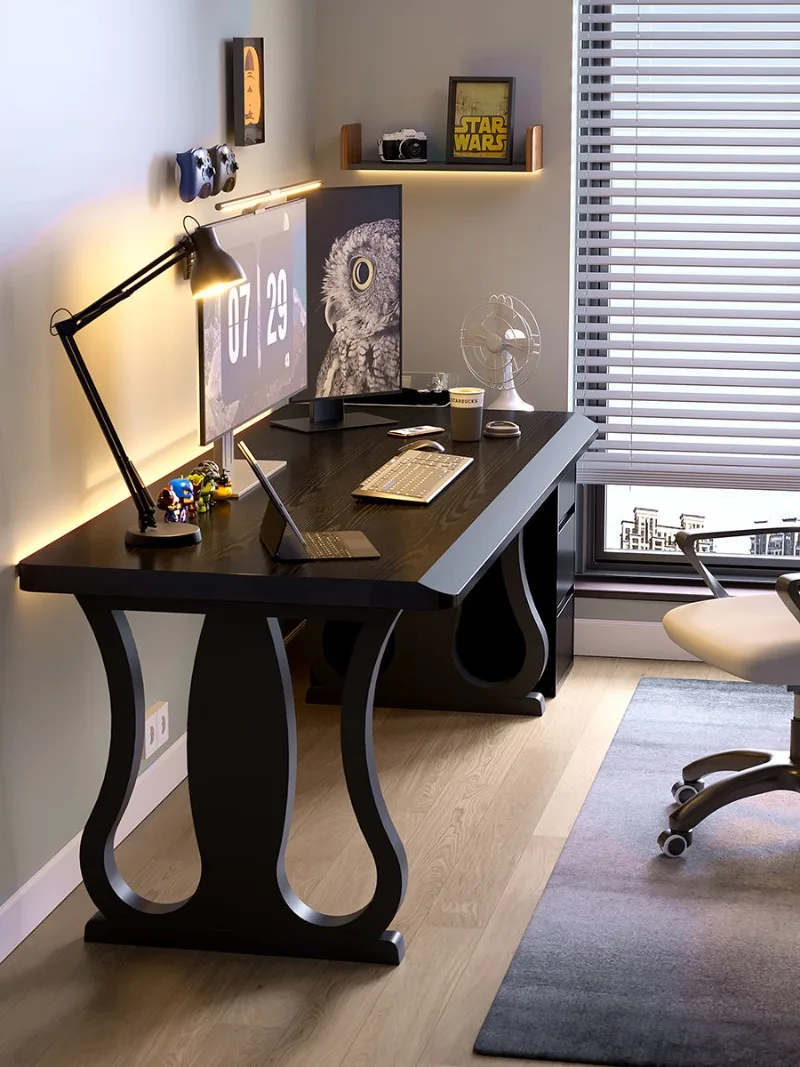 New Medieval Black Embossed Computer Desk All Solid Wood Desk Home Study Desk Large Board Table Workbench
New Medieval Black Embossed Computer Desk All Solid Wood Desk Home Study Desk Large Board Table Workbench