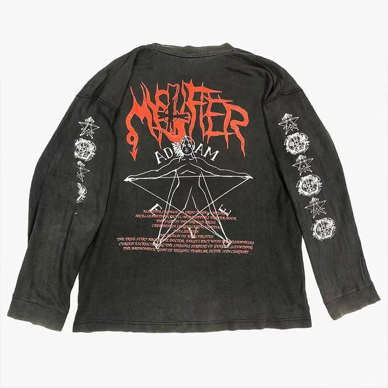 New Long-sleeved Cotton Oversize T-shirt Men's Printed Round Neck T-shirt Trend Versatile Casual Tops Men's Clothing Streetwear
New Long-sleeved Cotton Oversize T-shirt Men's Printed Round Neck T-shirt Trend Versatile Casual Tops Men's Clothing Streetwear