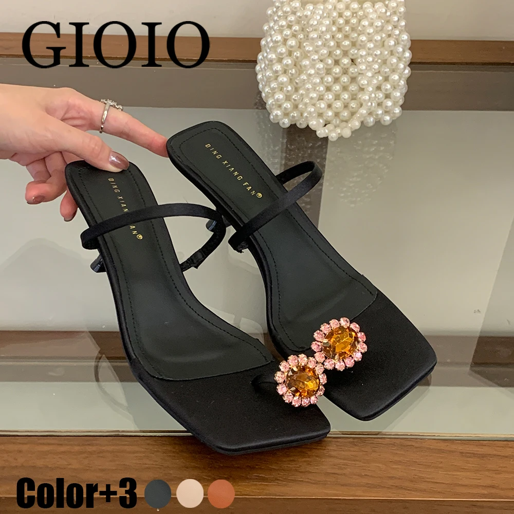 Sexy Fashion Flip flops Crystal Diamonds Slippers Women Thin High Heels Party Sandals Clip Toe Summer Shallow Slides Shoes Lady
Sexy Fashion Flip flops Crystal Diamonds Slippers Women Thin High Heels Party Sandals Clip Toe Summer Shallow Slides Shoes Lady