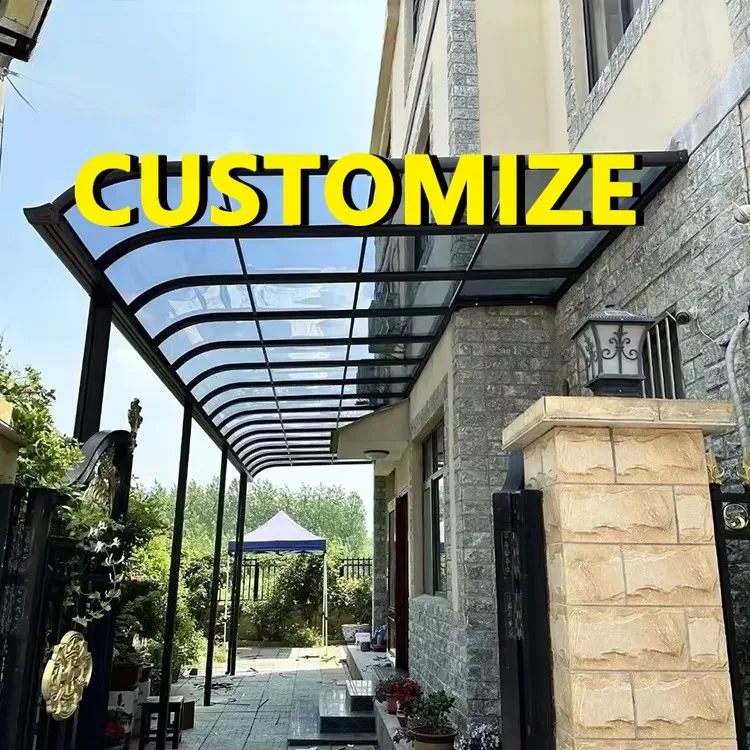 Any Size Custom Heavy Duty Aluminum Alloy Outdoor Balcony Canopy UV Resistant Polycarbonate Roof Patio Garden Typhoon Proof Cove
Any Size Custom Heavy Duty Aluminum Alloy Outdoor Balcony Canopy UV Resistant Polycarbonate Roof Patio Garden Typhoon Proof Cove