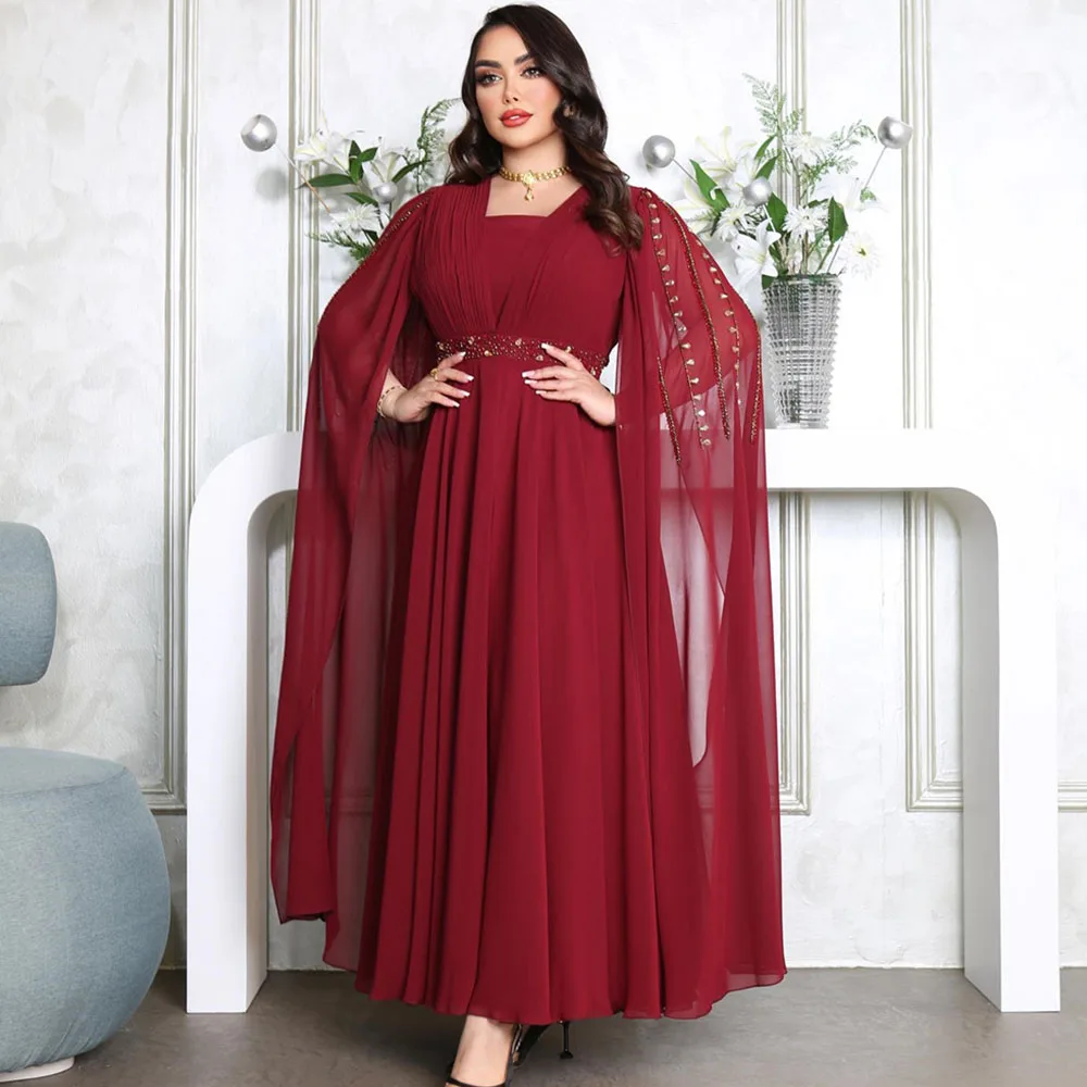 Elegant es for Women A-line Draped Ankle-Length Solid Color Beading Modern Evening Party فساتين مناسبة رسمية es
Elegant es for Women A-line Draped Ankle-Length Solid Color Beading Modern Evening Party فساتين مناسبة رسمية es