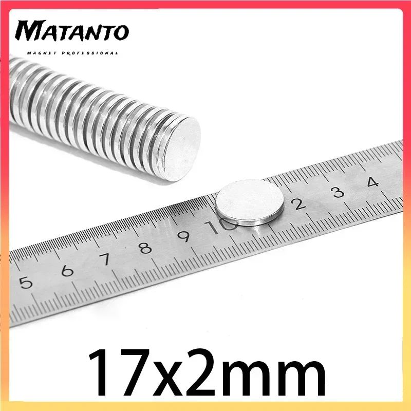 50/100Pcs 17x2mm Disc Metal Earth Neodymium Magnet N35 Super Strong Magnet Magnetic Sheet Imanes Mini Fridge Magnet
50/100Pcs 17x2mm Disc Metal Earth Neodymium Magnet N35 Super Strong Magnet Magnetic Sheet Imanes Mini Fridge Magnet