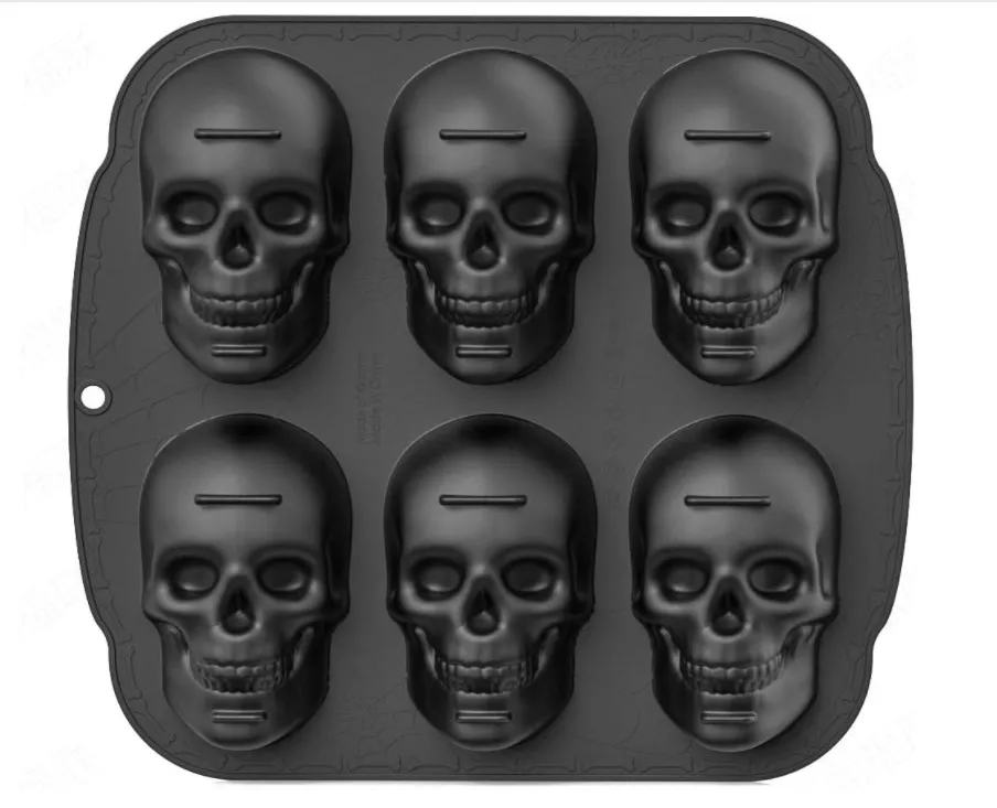 Halloween Skull Cake Pan Silicone Mould 2024 New 6 Cavities Pirate Skull 3D Silicone Mould Baking Pan Skull Baking Pan Halloween
Halloween Skull Cake Pan Silicone Mould 2024 New 6 Cavities Pirate Skull 3D Silicone Mould Baking Pan Skull Baking Pan Halloween