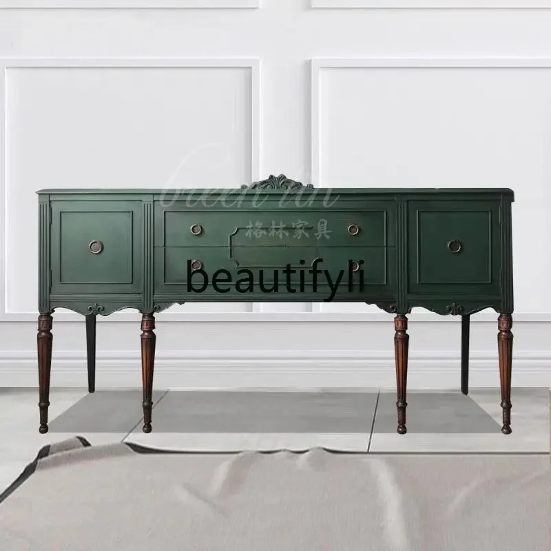 French retro solid wood porch cabinet/American country, decorative cabinet/medieval wall locker6239
French retro solid wood porch cabinet/American country, decorative cabinet/medieval wall locker6239