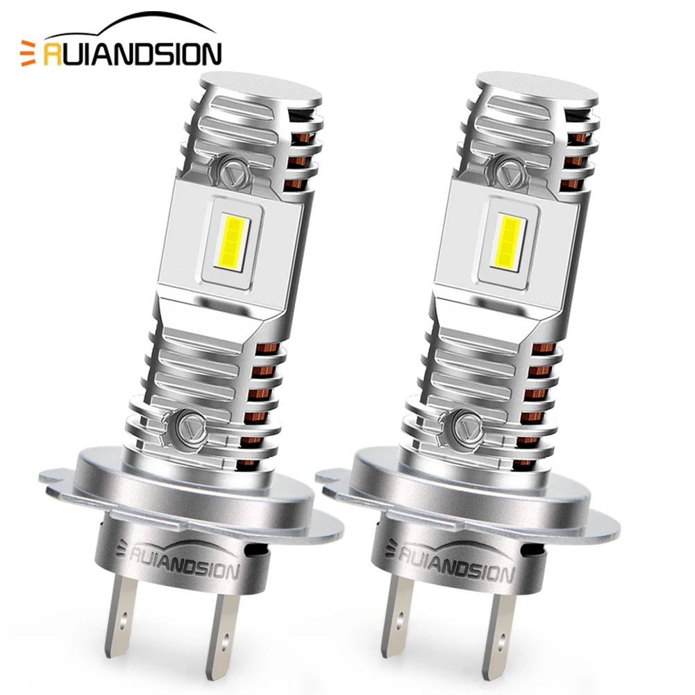 Ruiandsion 2 Pcs Canbus H7 CSP LED Headlight For Car Auto Trucks 12V 24V Lights Motorcycle Bulbs Fanless Super White 10W 2000LM
Ruiandsion 2 Pcs Canbus H7 CSP LED Headlight For Car Auto Trucks 12V 24V Lights Motorcycle Bulbs Fanless Super White 10W 2000LM