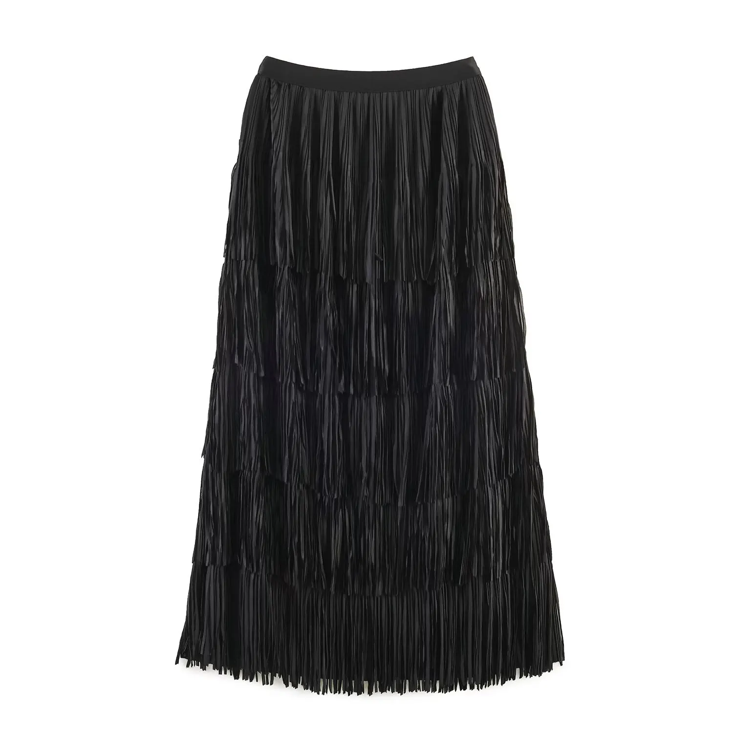 Withered 2026 Fashion European And American Black Half Skirt Retro High Waist Tassel Straight Tube Half Skirt
Withered 2026 Fashion European And American Black Half Skirt Retro High Waist Tassel Straight Tube Half Skirt
