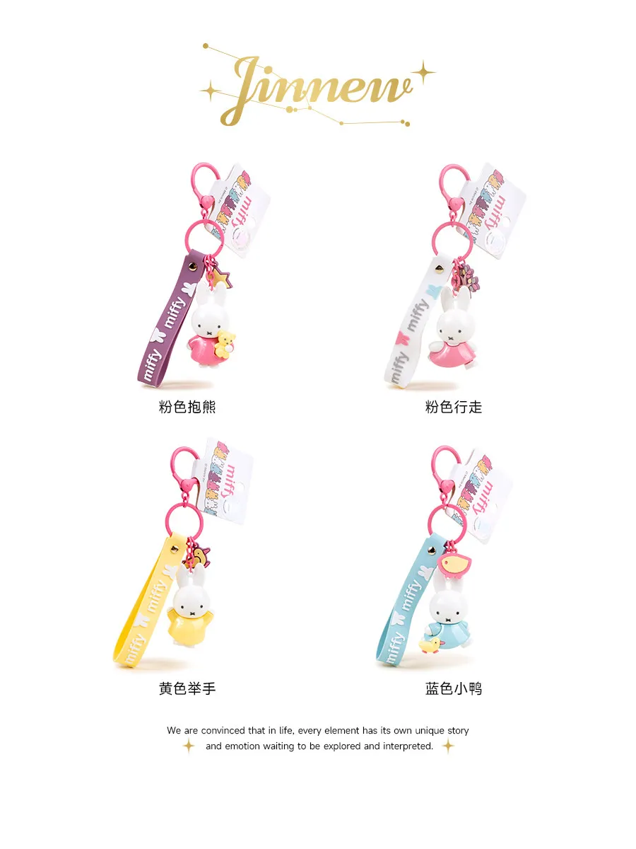 Miffy Classic Colorful Outfit 3D Character Keychain Gifts Toy Model Anime Figures Collect Ornaments
Miffy Classic Colorful Outfit 3D Character Keychain Gifts Toy Model Anime Figures Collect Ornaments