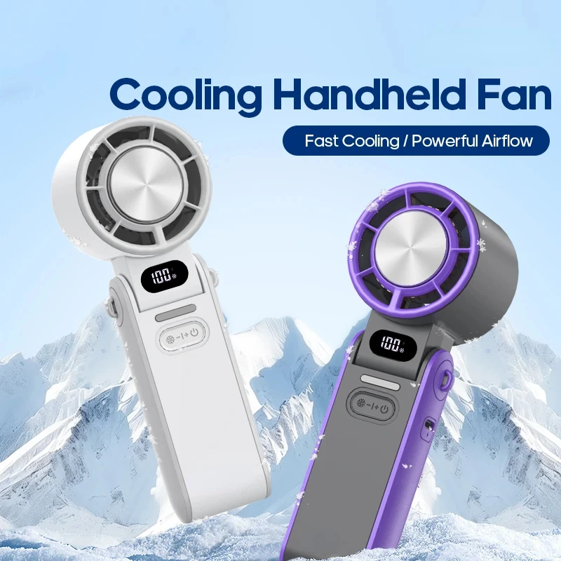 Outdoor Foldable Portable Handheld Fan Mini Cooling Rechargeable 3600mAh 100-level Free Control High Speed Turbo Fan
Outdoor Foldable Portable Handheld Fan Mini Cooling Rechargeable 3600mAh 100-level Free Control High Speed Turbo Fan