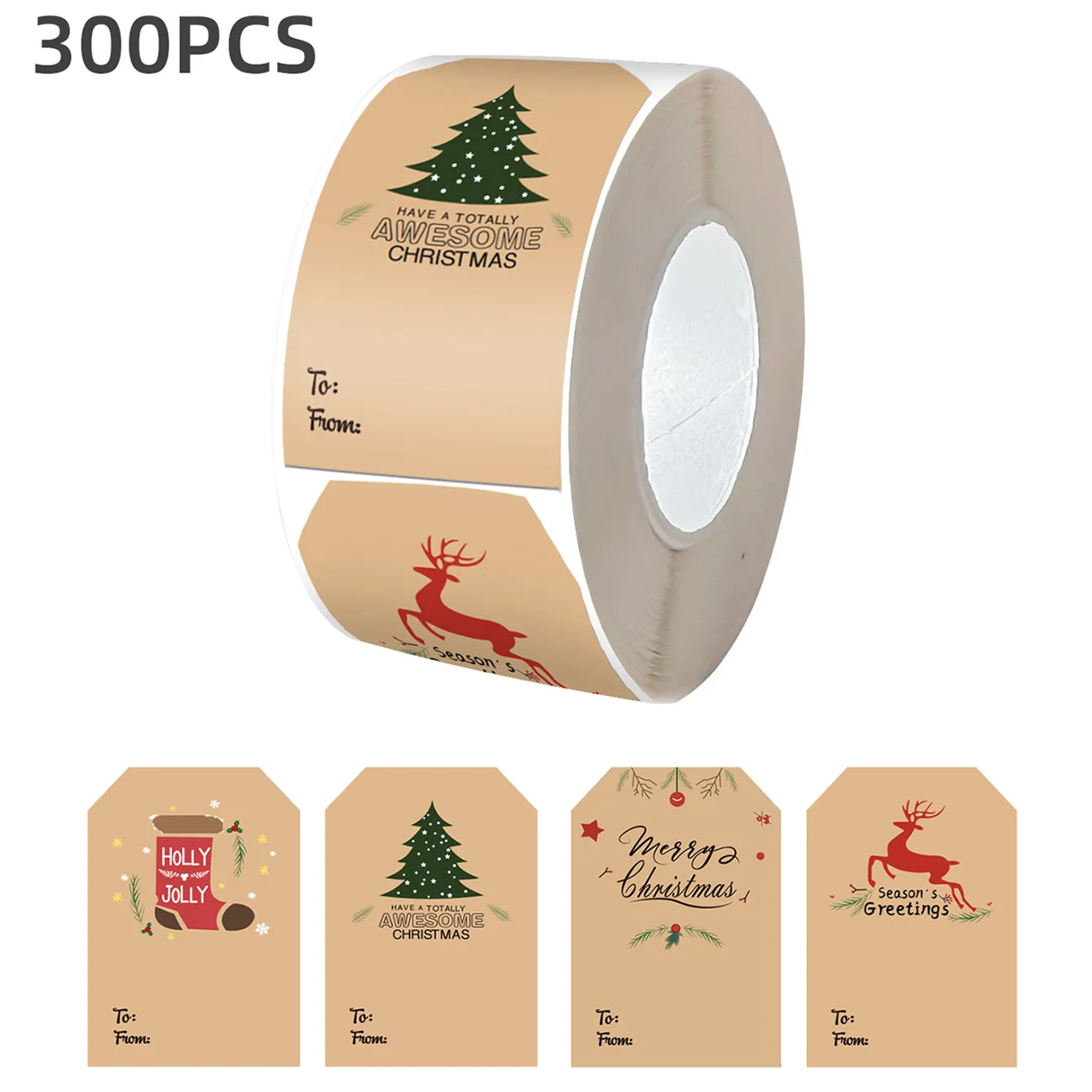 Christmas Kraft Paper Sealing Stickers Featuring Santa Claus and Festive Holiday Motifs
Christmas Kraft Paper Sealing Stickers Featuring Santa Claus and Festive Holiday Motifs