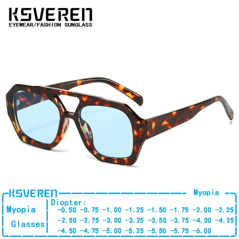 Double Bridge Blue Myopia Sunglasses Men Women Tinted Prescription Nearsighted Lenses Outdoor Shade Trendy Driving Eyewear
Double Bridge Blue Myopia Sunglasses Men Women Tinted Prescription Nearsighted Lenses Outdoor Shade Trendy Driving Eyewear
