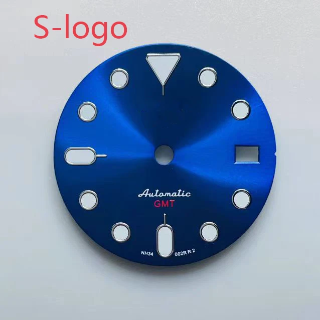 28.5mm New NH34 Dial Green Luminous Modified Mechanical Diver's Watch GMT Face Dials s logo Applied to Seiko Watch Accessories
28.5mm New NH34 Dial Green Luminous Modified Mechanical Diver's Watch GMT Face Dials s logo Applied to Seiko Watch Accessories