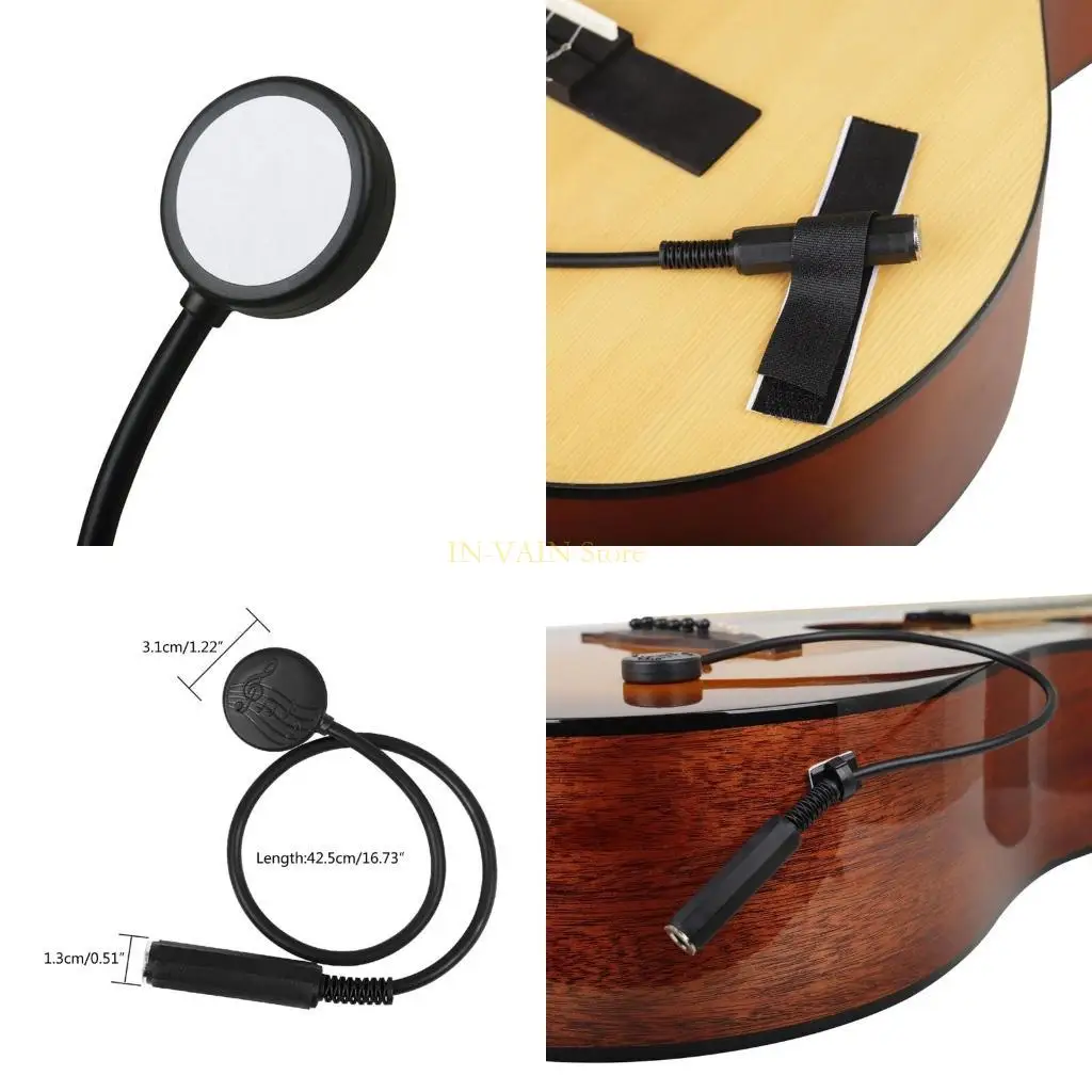 M5TC Patch Acoustic Guitar Pickup Piezo Contact Microphone Pickup for Guitar Violins Banjos Mandolin Ukulele Easy to Install
M5TC Patch Acoustic Guitar Pickup Piezo Contact Microphone Pickup for Guitar Violins Banjos Mandolin Ukulele Easy to Install